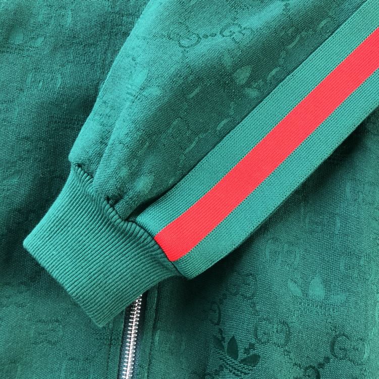 GUCCI X ADIDAS GG TREFOIL JACQUARD JACKET – GCJ018