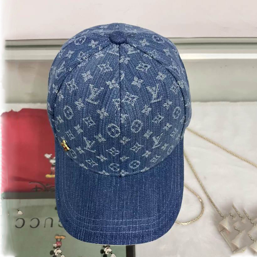 Louis Vuitton Monogram Cap Blue Hats – LVC004