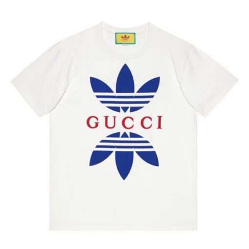 ADIDAS X GUCCI COTTON JERSEY T-SHIRT IN WHITE – GGS021