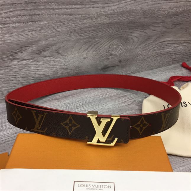 LOUIS VUITTON LV INITIALES 30MM REVERSIBLE BELT MONOGAM – LBE083