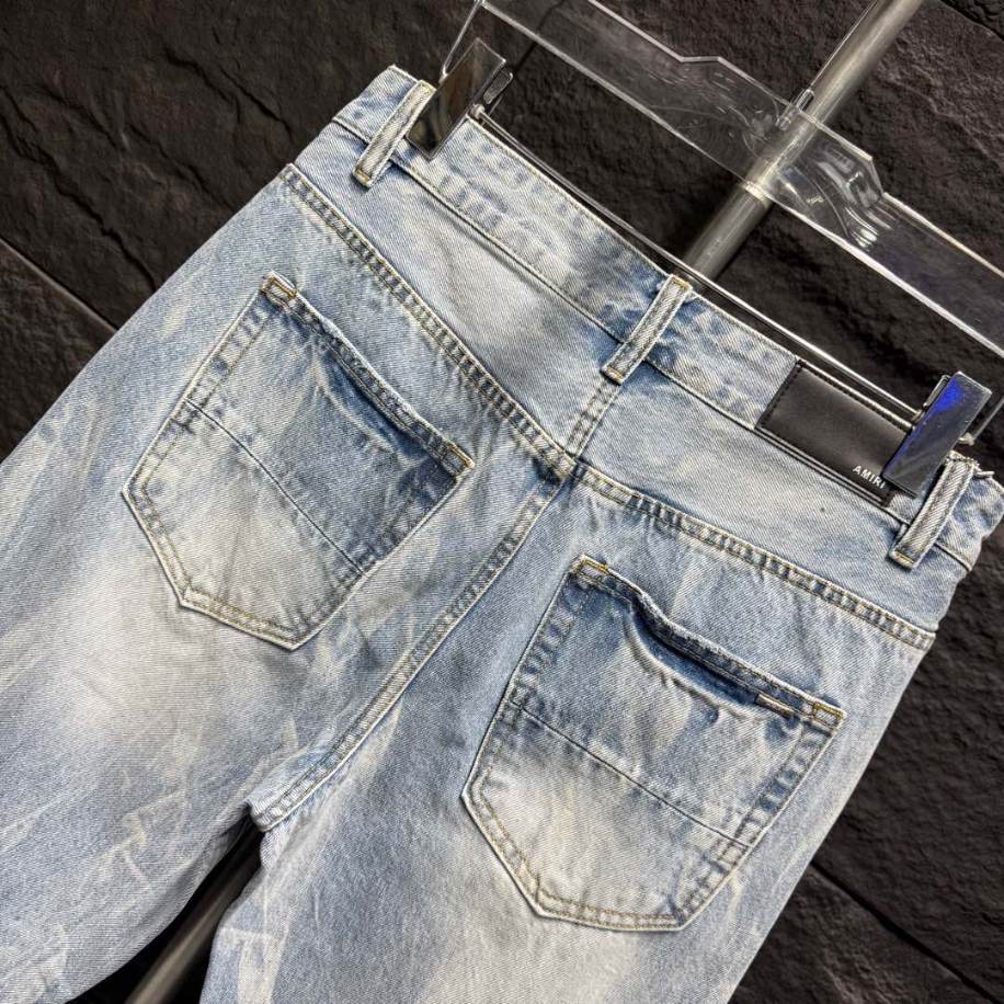 Amiri White Blue Jeans – AMIJ038