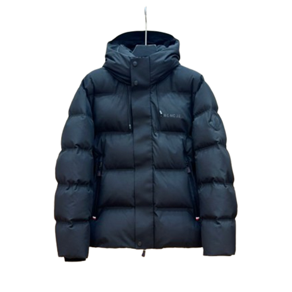 MONCLER Puff Black Hooded Coat – MC142