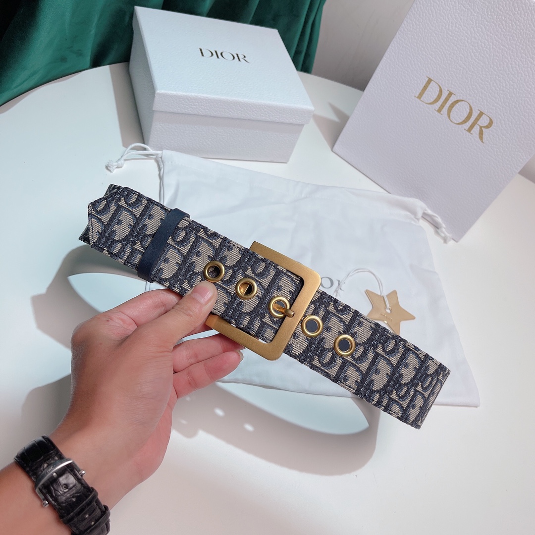 DIOR LOGO PLAQUE BELT – DB005