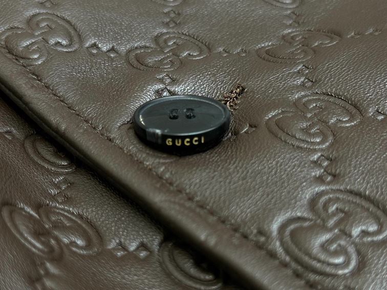 GUCCI GG LEATHER BOMBER JACKET – GCJ040