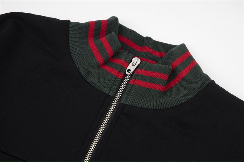GUCCI WEB STRIPE COTTON JERSEY JACKET – GCJ023