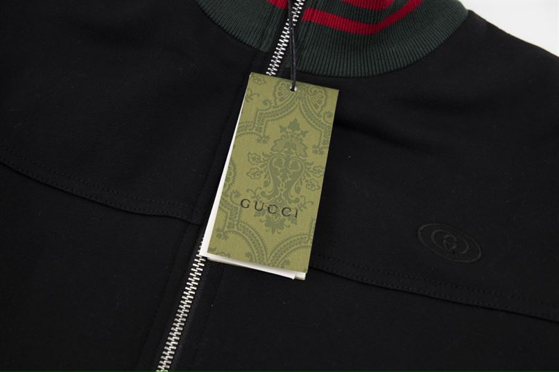 GUCCI WEB STRIPE COTTON JERSEY JACKET – GCJ023