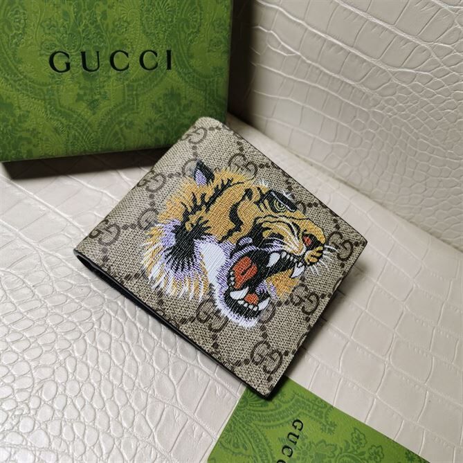 GUCCI TIGER PRINT GG SUPREME WALLET – WLG004