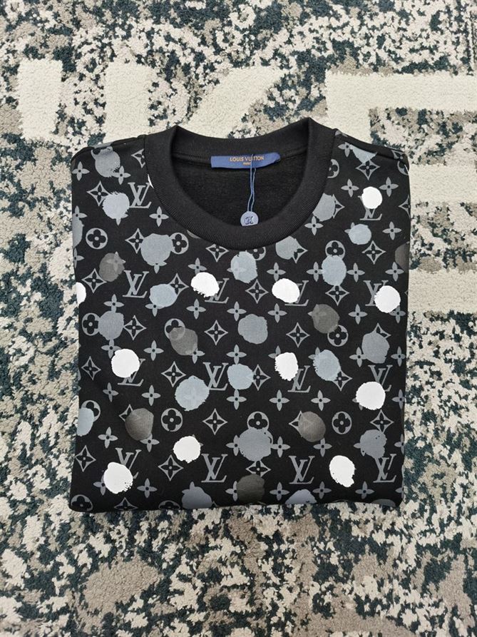 LOUIS VUITTON X YK PAINTED DOTS PRINTED CREWNECK – LVH030