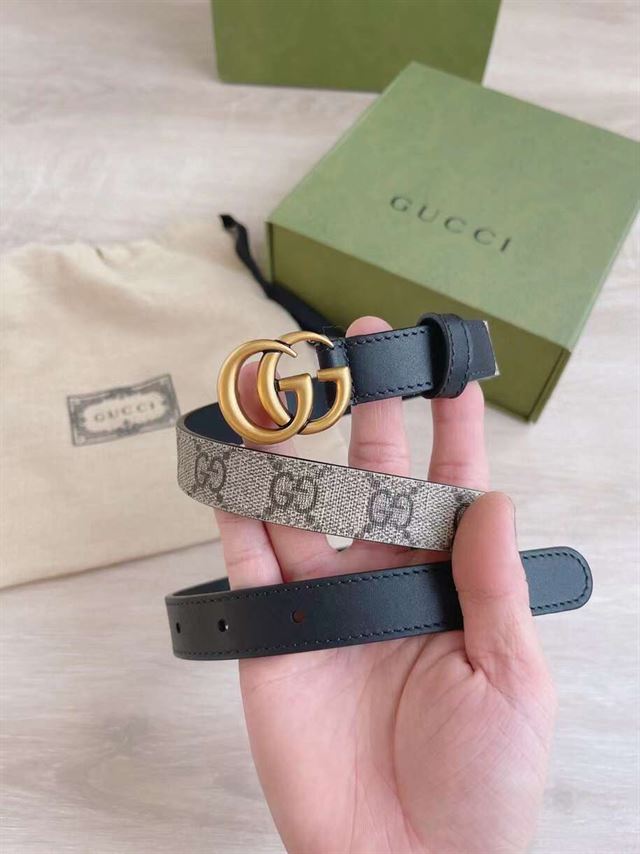 GUCCI GG BELT WITH DOUBLE G BUCKLE – GB005