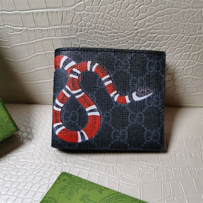 GUCCI KINGSNAKE PRINT GG SUPREME WALLET – WLG002