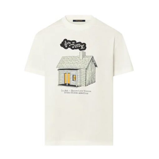 LOUIS VUITTON HOUSE PRINTED T-SHIRT – LVTS043