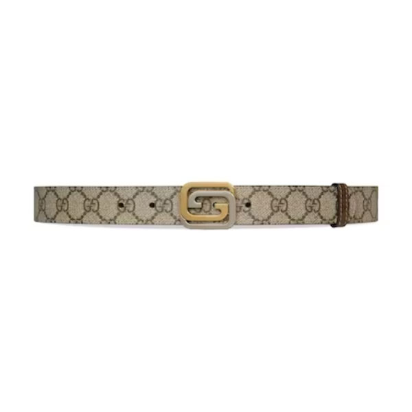 GUCCI REVERSIBLE BELT WITH SQUARED INTERLOCKING G – GB022