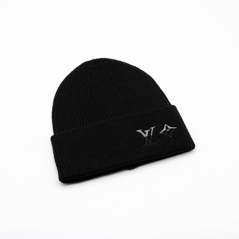 Louis Vuitton Black Logo LV Gold Hats – LVC001