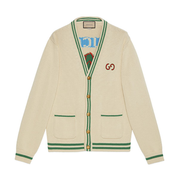 GUCCI PINEAPPLE COTTON CARDIGAN – GCK039