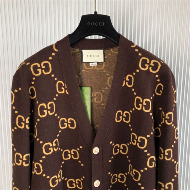 GUCCI GG SUPREME INTARSIA CARDIGAN – GCK032