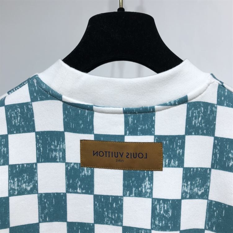 LOUIS VUITTON DAMIER PRINTED CREWNECK – LVH014