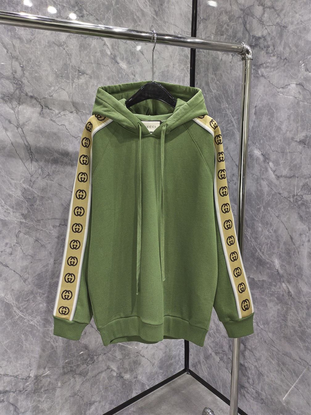 GUCCI COTTON JERSEY HOODED SWEATSHIRT – GCK017