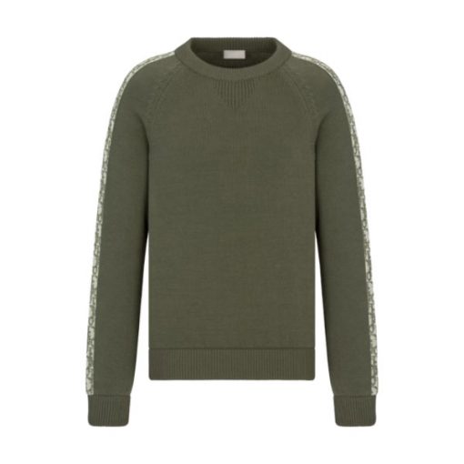 DIOR SWEATER WITH DIOR OBLIQUE INSERTS – DOS019