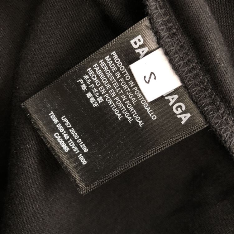 BALENCIAGA ADIDAS T-SHIRT OVERSIZED IN BLACK – BAS017