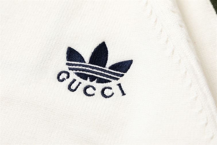 GUCCI X ADIDAS VISCOSE ZIP-UP JACKET WHITE – GCJ020