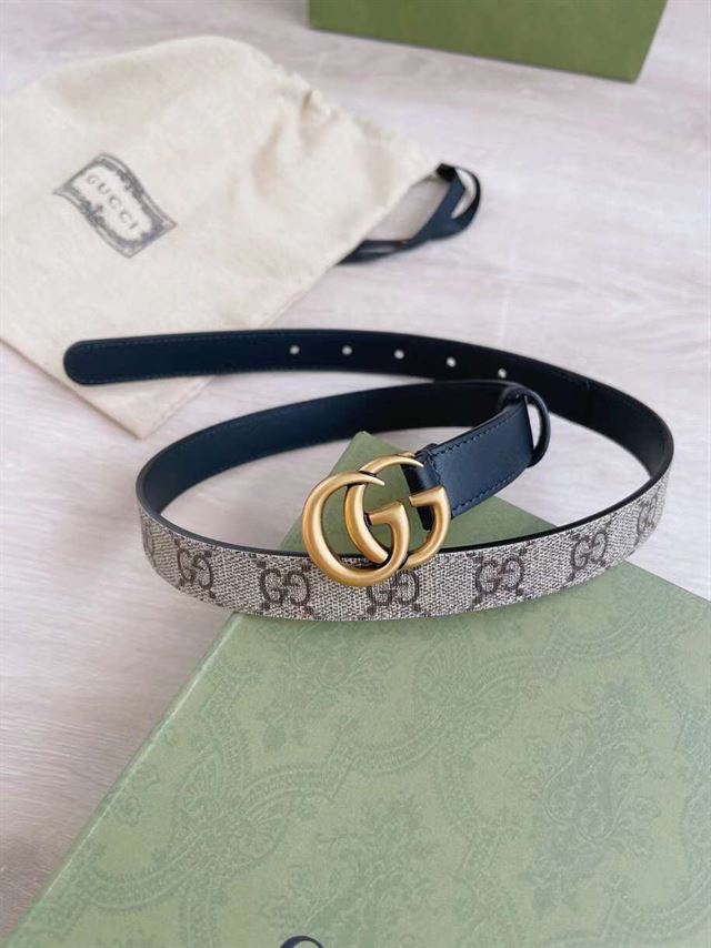 GUCCI GG BELT WITH DOUBLE G BUCKLE – GB005