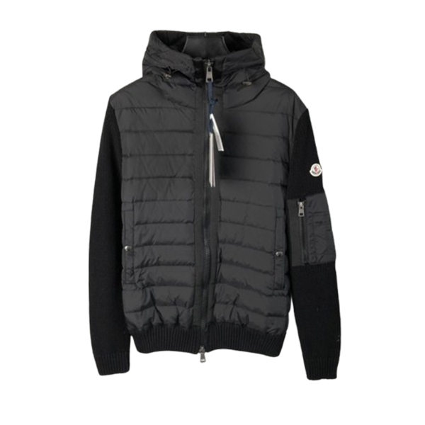 MONCLER Maglione Tricot Hooded Down Knit Jacket Coat – MC141