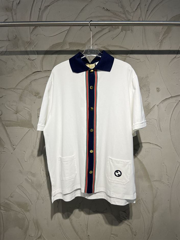 GUCCI COTTON JERSEY POLO SHIRT – GGS047