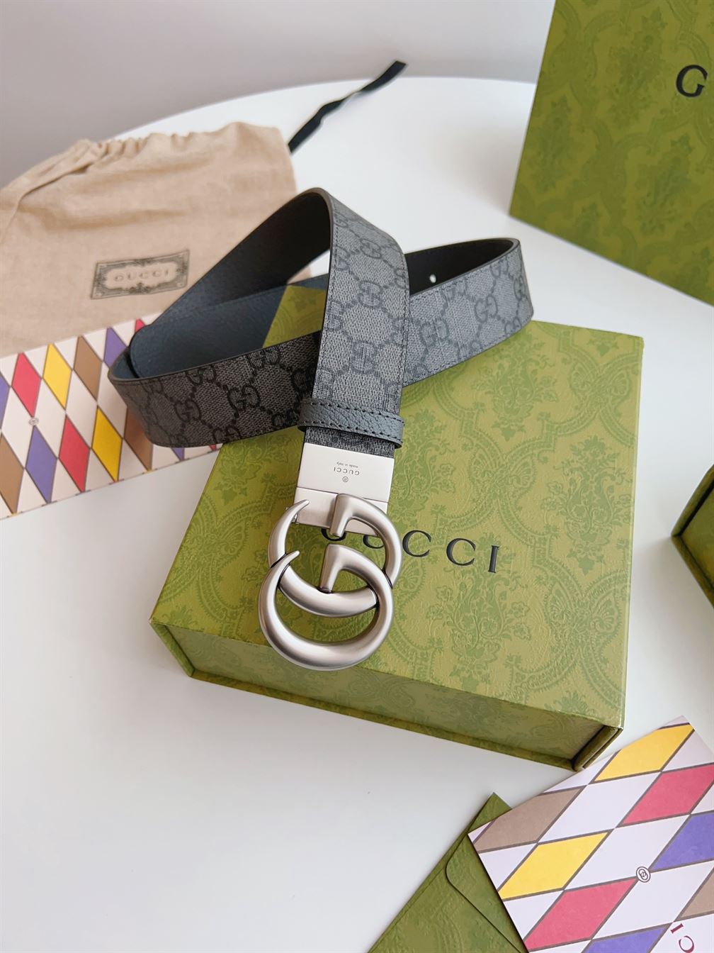 GUCCI GG MARMONT REVERSIBLE BELT – GB026