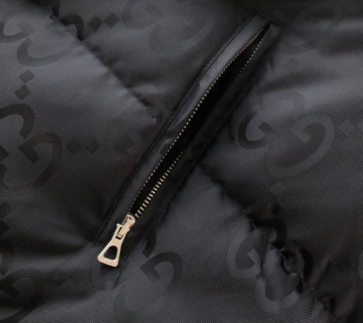 GUCCI JUMBO GG NYLON CANVAS GOOSE-DOWN JACKET BLACK – GCJ044