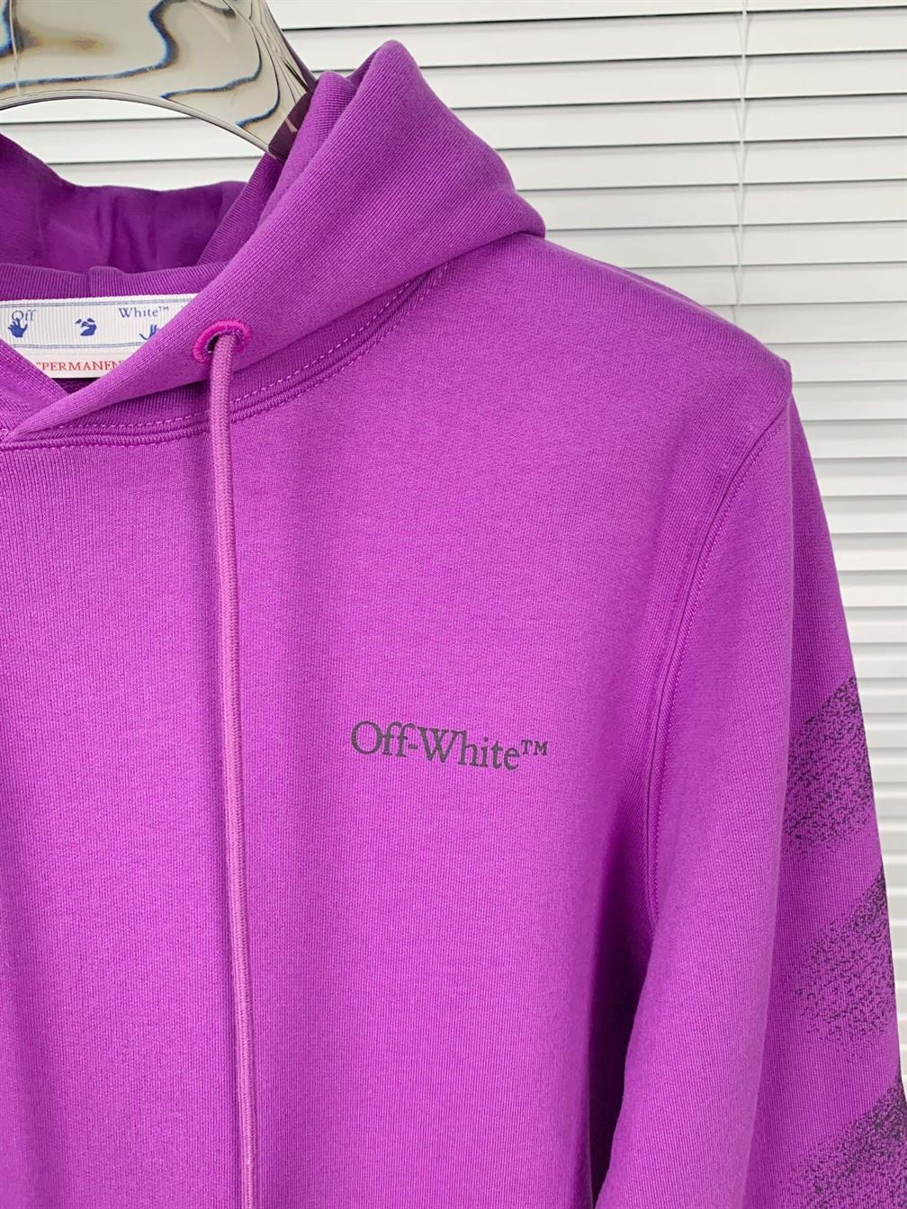 OFF-WHITE ARROWS-PRINT DRAWSTRING HOODIE – OS013