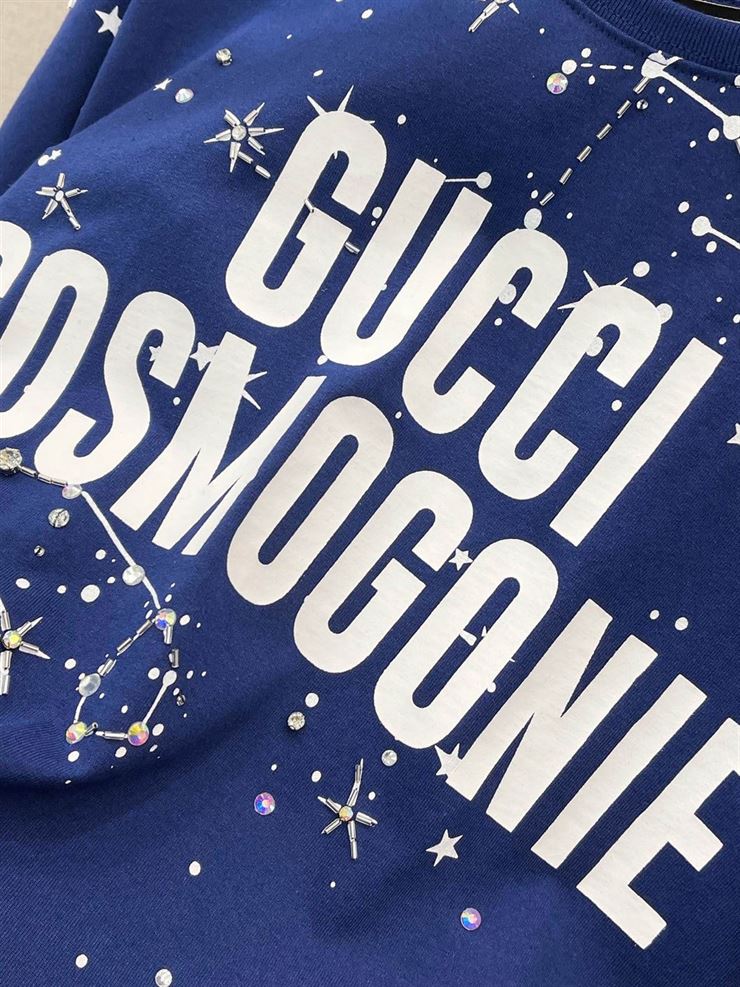 GUCCI ‘CRUISE 2023 GUCCI COSMOGONIE’ COTTON JERSEY T-SHIRT – GGS038