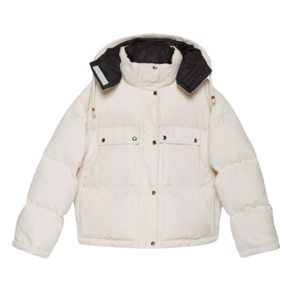 GUCCI GG COTTON CANVAS PUFFER JACKET – GCJ034