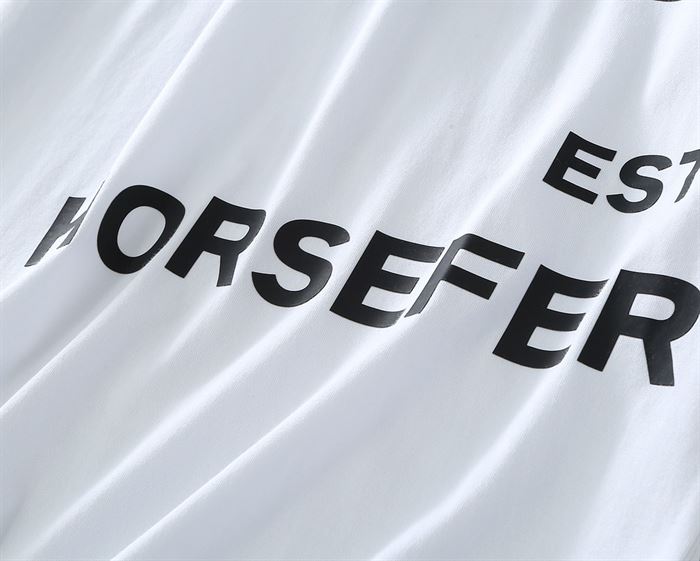 BURBERRY HORSEFERRY PRINT COTTON OVERSIZED T-SHIRT – BRS002