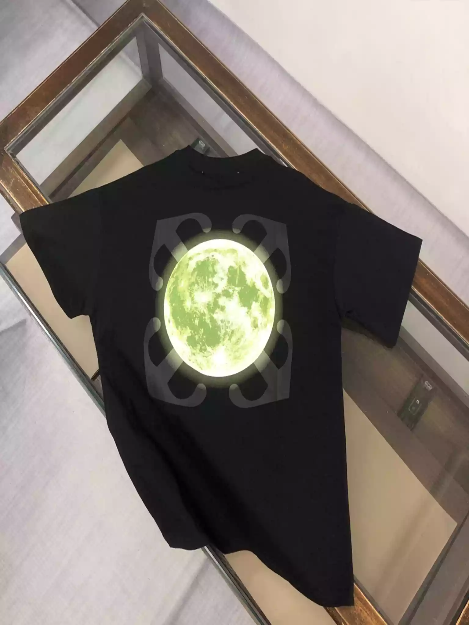 Super Moon Arr Slim S/S Tee in black – OWS043