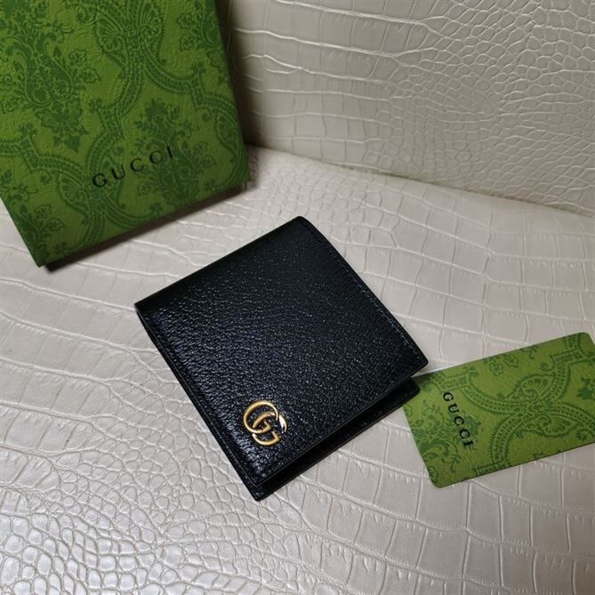 GUCCI GG MARMONT LEATHER BI-FOLD WALLET – WLG006