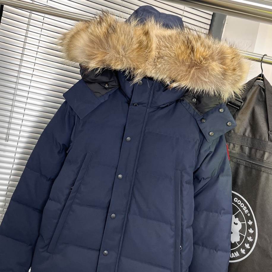 Canada Goose Blue Wyndham Parka Jacket – CN38