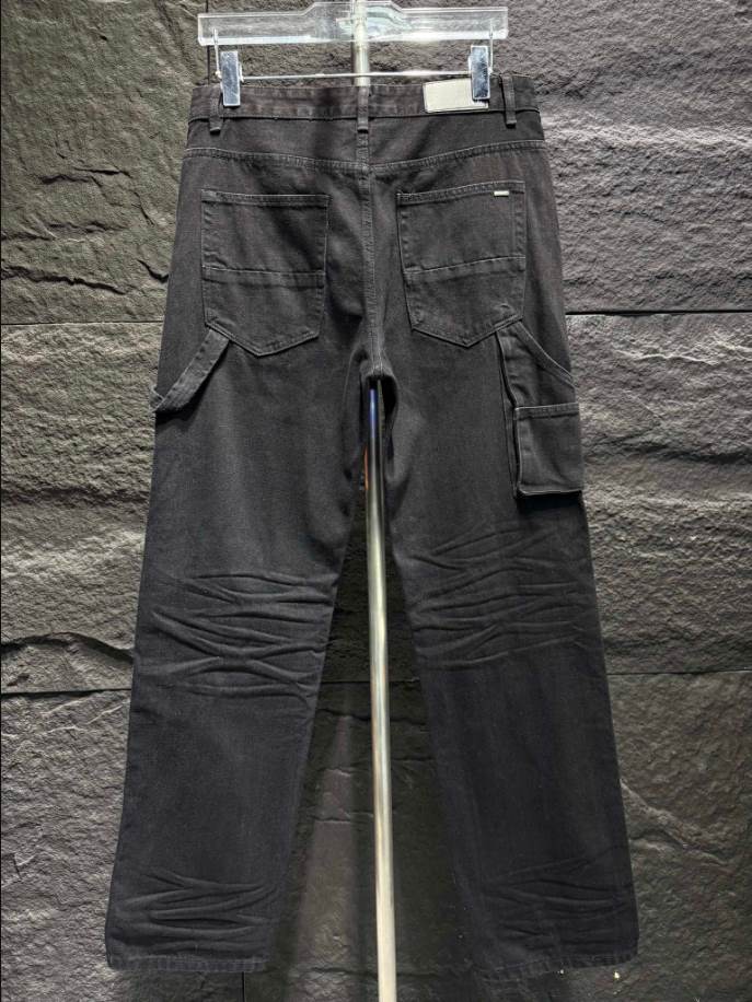 Amiri Double Knee Black Jeans – AMIJ003