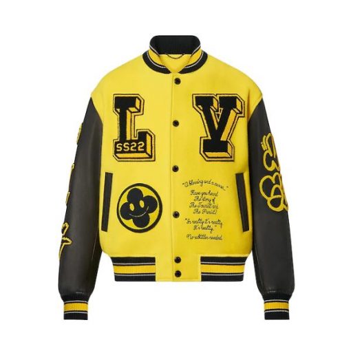 LOUIS VUITTON LEATHER EMBROIDERED VARSITY – LVC004