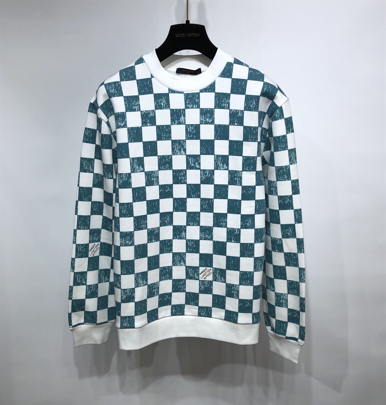 LOUIS VUITTON DAMIER PRINTED CREWNECK – LVH014