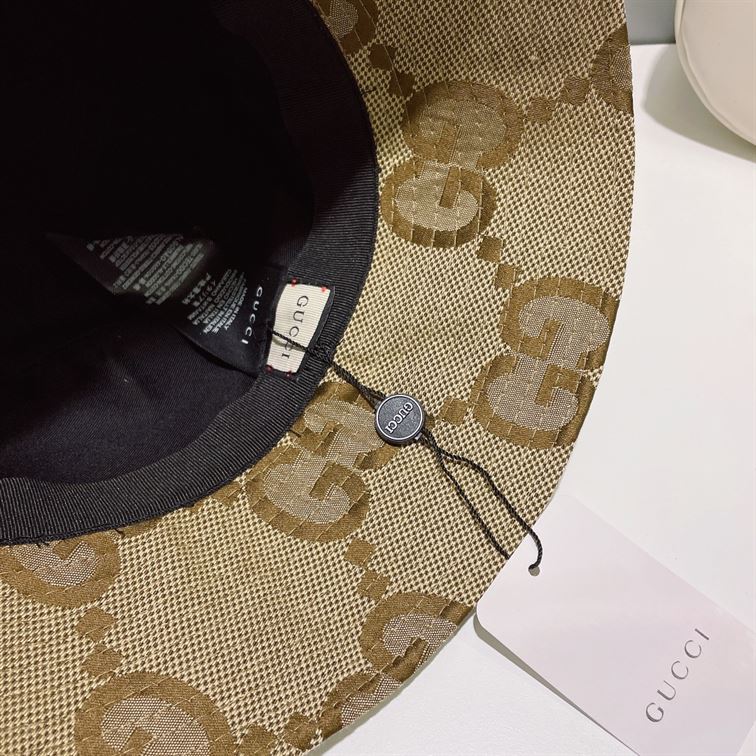 GUCCI JUMBO GG CANVAS BUCKET HAT – GH161