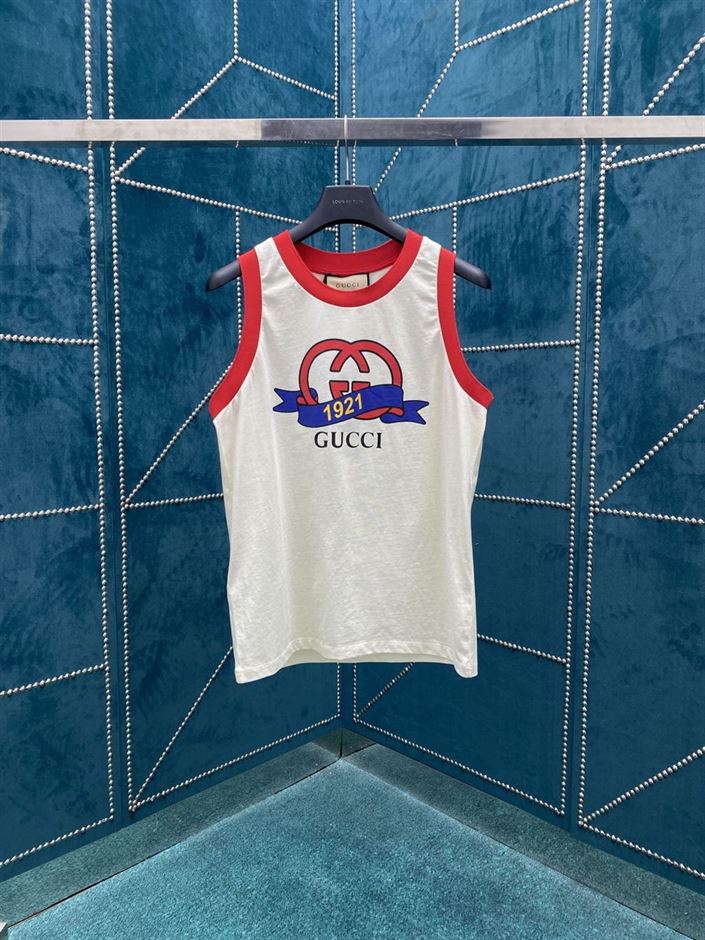 GUCCI INTERLOCKING G 1921 PRINT COTTON TOP – GGS041