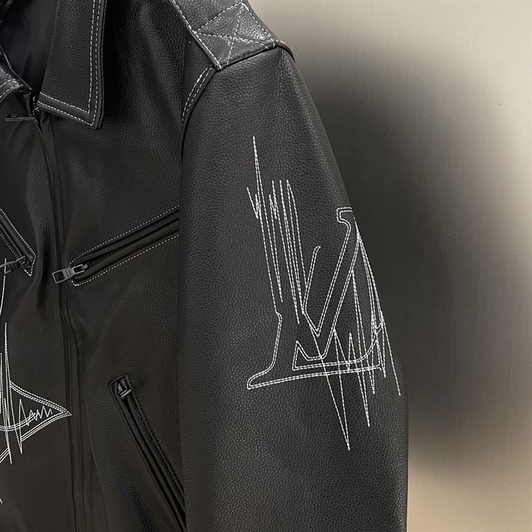 LOUIS VUITTON FREQUENCY CHIC LEATHER BLOUSON – LVC030