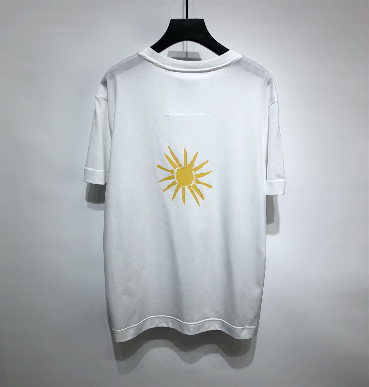 GIVENCHY SLIM FIT T-SHIRT IN JERSEY WITH 4G SUN PRINT IN WHITE – GTS006