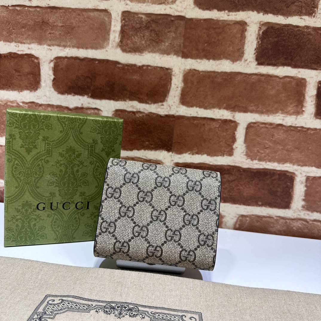 GUCCI GG SUPREME TRIFOLD WALLET CANVAS – WLG017