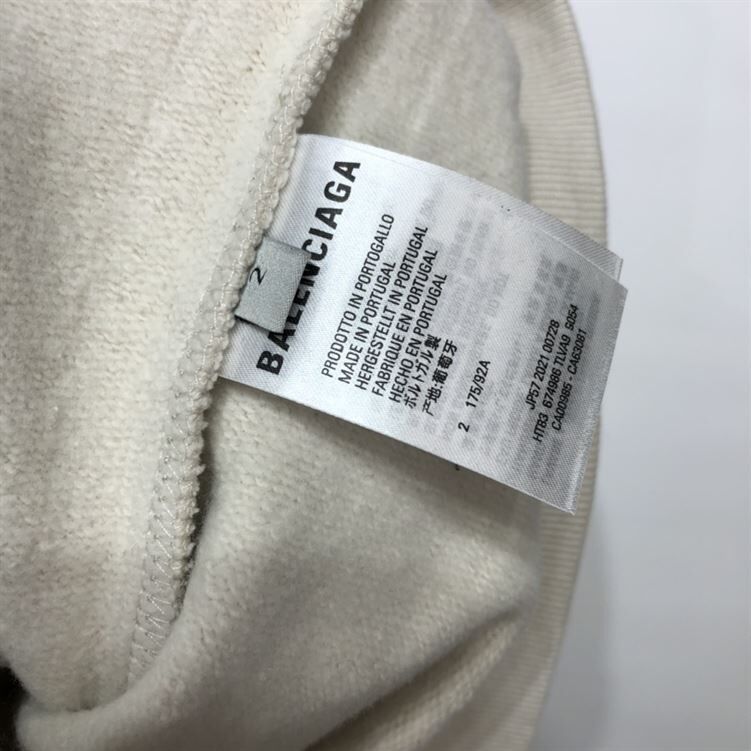 BALENCIAGA RETAIL THERAPY LOGO HOODIE – BH006