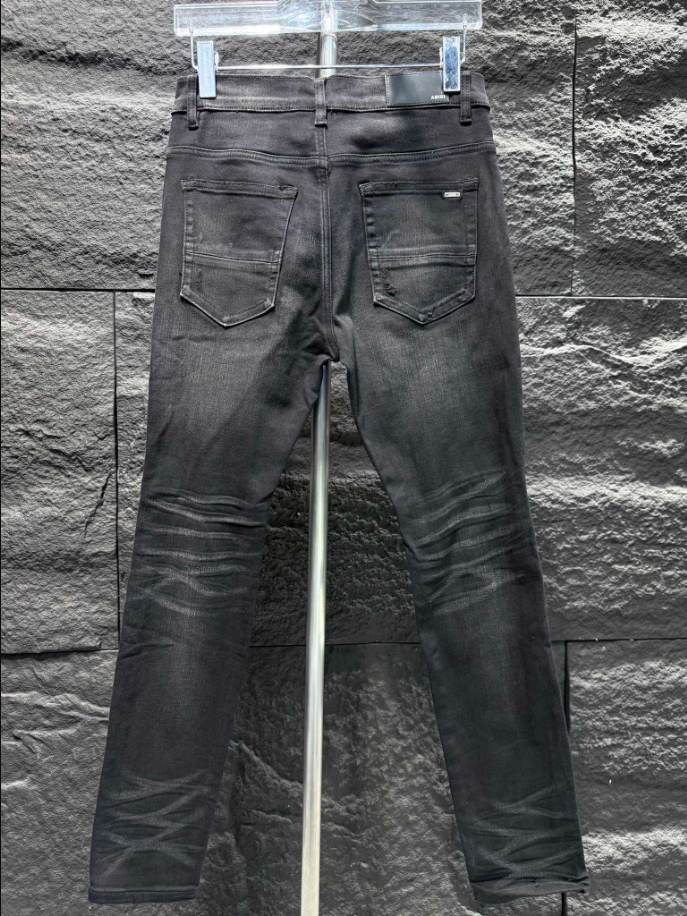Amiri Men Ripp Black Jeans – AMIJ013