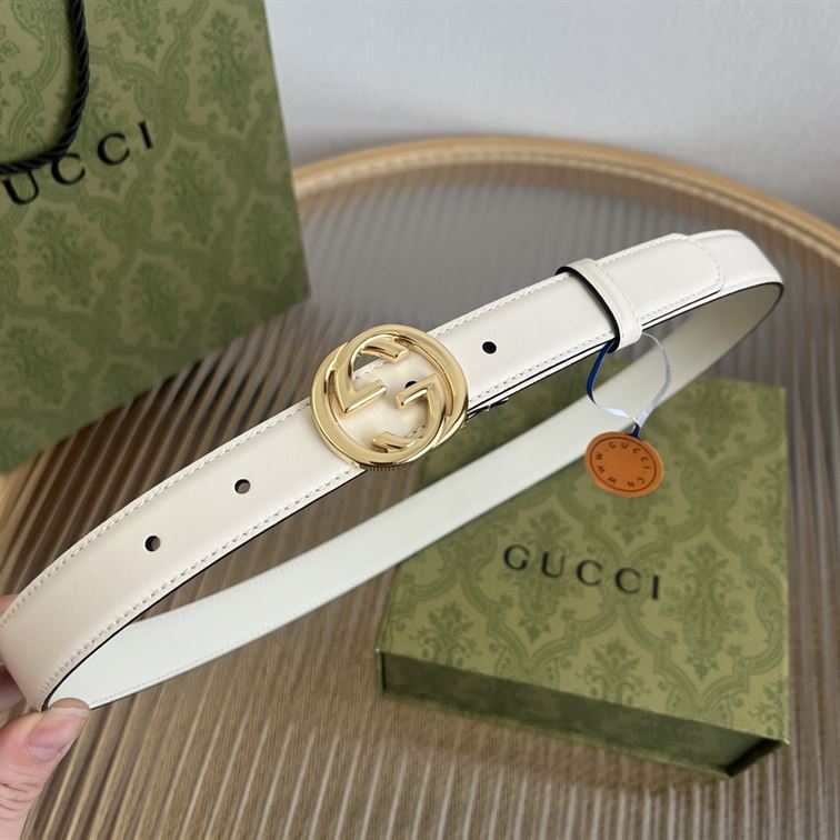 GUCCI BLONDIE BELT WHITE – GB046