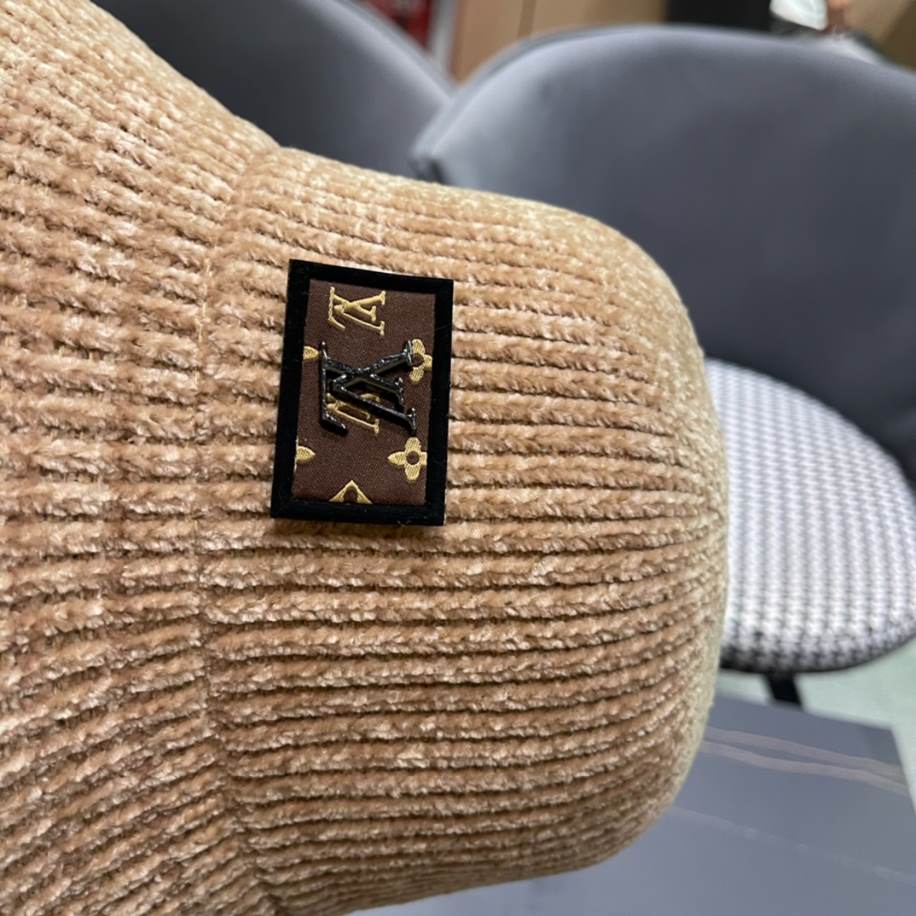 Louis Vuitton Bucket Corduroy Dome Light Brown Hats – LVC006