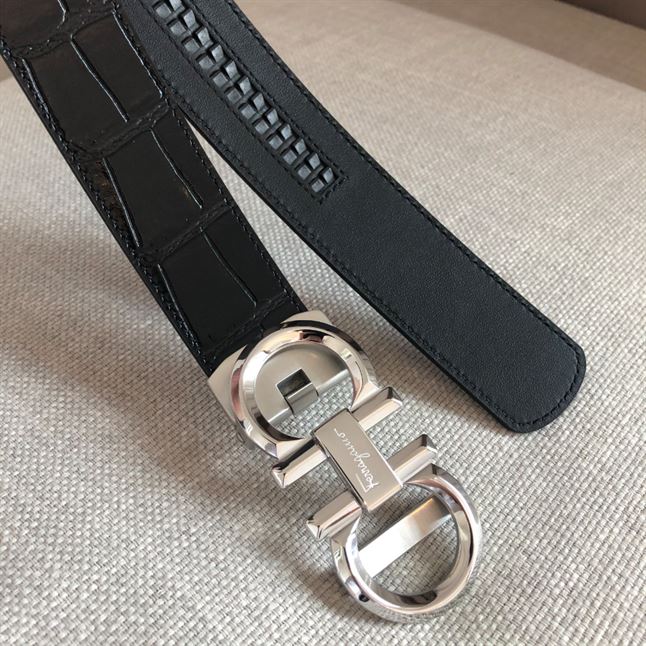 FERRAGAMO REVERSIBLE AND ADJUSTABLE GANCINI BELT – FB004