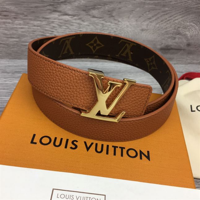 LOUIS VUITTON LV INITIALES 30MM REVERSIBLE BELT MONOGAM – LBE085